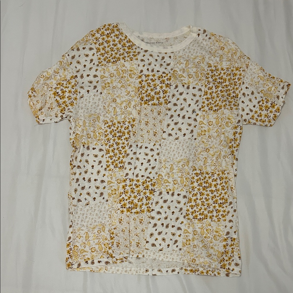 Floral Patchwork T-Shirt